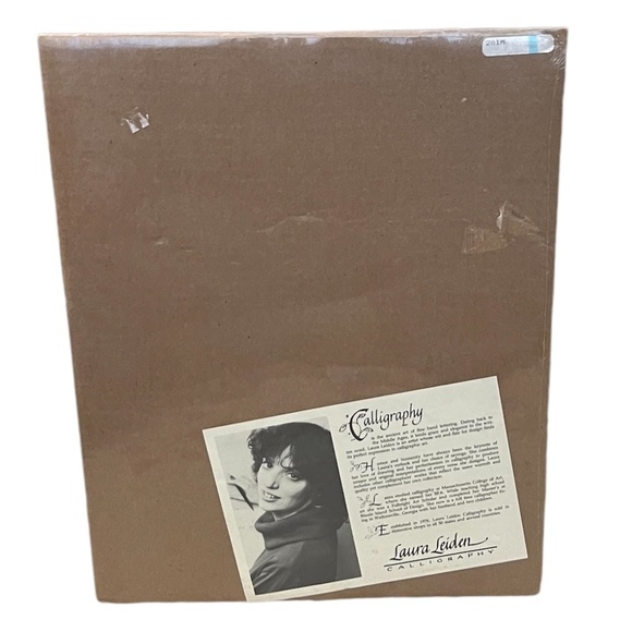 Calligraphy Print by Laura Leiden Sealed Unframed- "Wet Oatmeal Kisses" - Picture 3 of 5